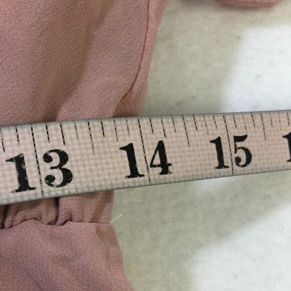 AW BRIDAL 8 M Dusty Rose pink chiffon Alberta formal party maxi dress NEW B102 - Picture 4 of 8